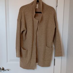 Thread & Supply Cozy Tan Cardigan